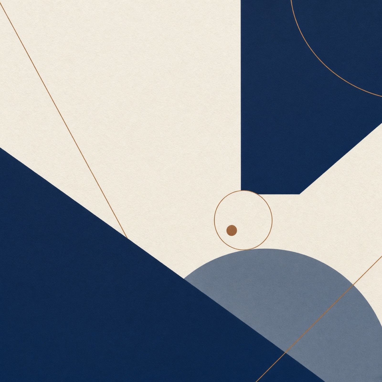 Abstract navy brand graphic